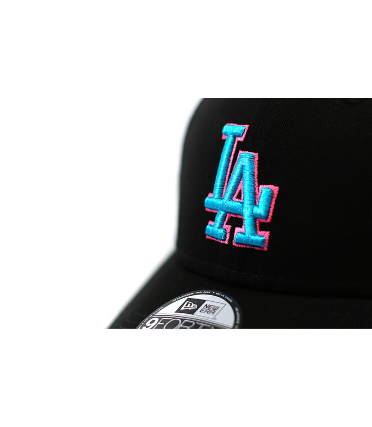 black blue LA cap